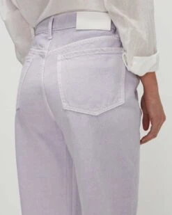 7 For All Mankind Easy Straight Ankle With Cut Hem In Lavender 8 7 For All Mankind Easy Straight Ankle With Cut Hem In Lavender -7 For All Mankind Shop 7U408795 LAV 03