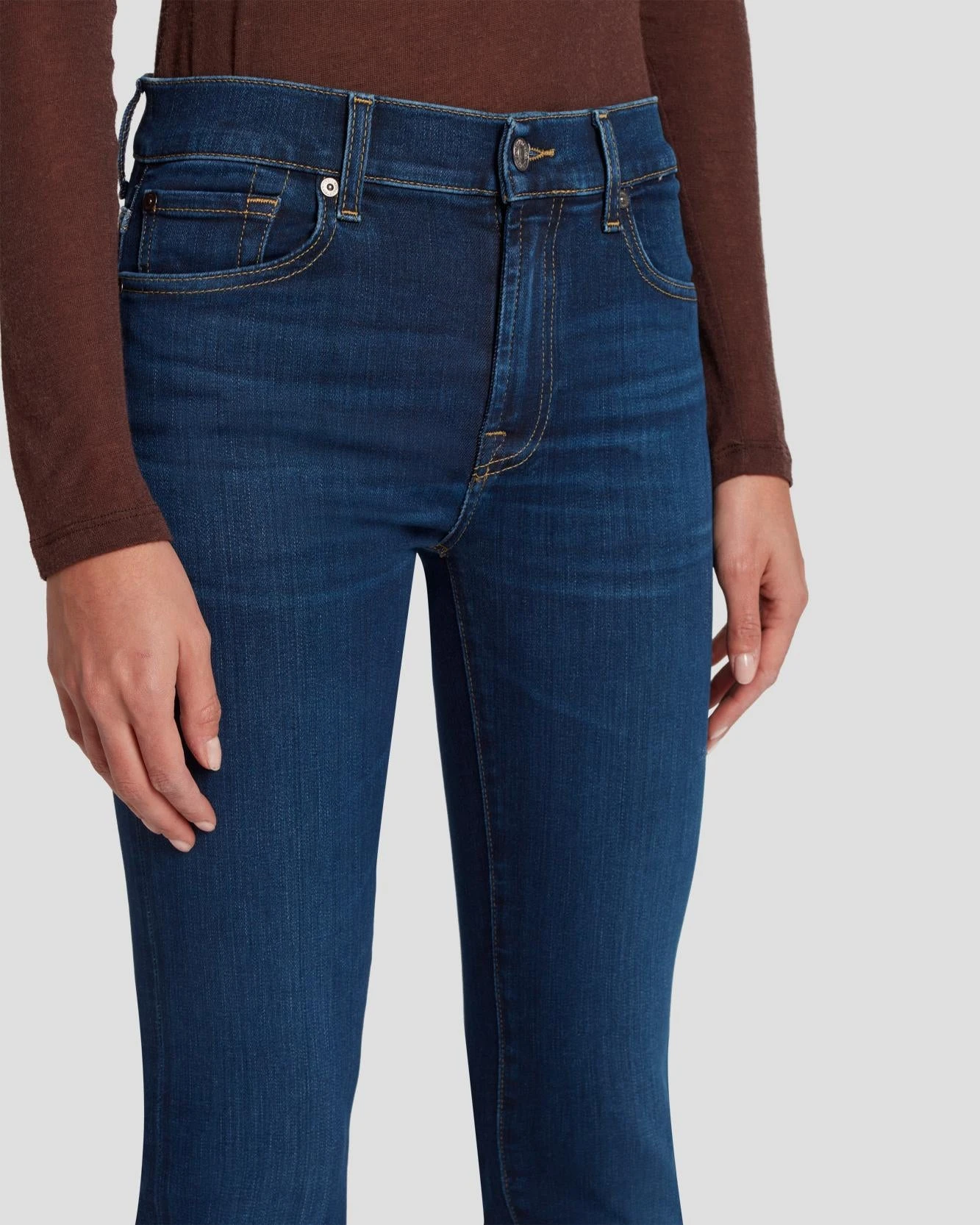 7 For All Mankind Slim Illusion Bootcut In Opulent 5 7 For All Mankind Slim Illusion Bootcut In Opulent - Image 3