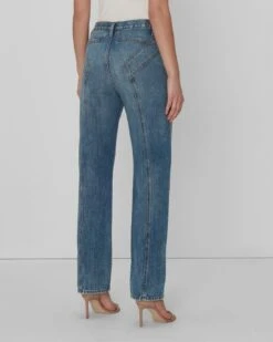 7 For All Mankind Easy Straight Star Panel In Palma Rosa -7 For All Mankind Shop 7U421555 PRP 04