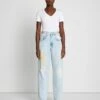 7 For All Mankind The Jennifer 90's Baggy Jean In Blue Babe -7 For All Mankind Shop 7U422555 BBE 1