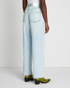 7 For All Mankind The Jennifer 90's Baggy Jean In Blue Babe -7 For All Mankind Shop 7U422555 BBE 4