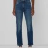 7 For All Mankind Beauty Denim Easy Slim Cropped In Pinyon