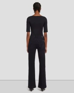 7 For All Mankind Tailorless Dojo In Black Rose -7 For All Mankind Shop 7U452216 BRS 4