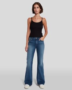 7 For All Mankind Dojo In Distressed Authentic Light -7 For All Mankind Shop 7U45244A DLU 6