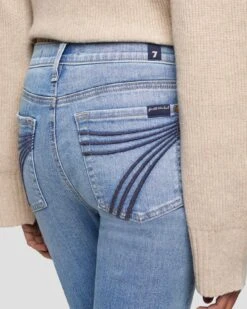 7 For All Mankind Tailorless Dojo In Tribeca Light -7 For All Mankind Shop 7U45244A TLG 5