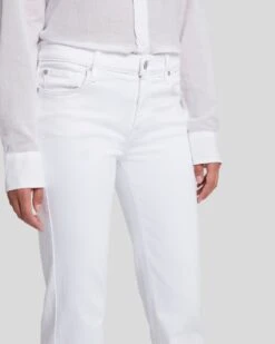 7 For All Mankind Slim Illusion Tailorless Dojo In Luxe White -7 For All Mankind Shop 7U470399 SMW 3