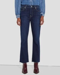 7 For All Mankind Broken Twill High Waist Slim Kick In Calix -7 For All Mankind Shop 7U500067 CL6 2