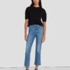 7 For All Mankind Slim Illusion High Waist Slim Kick In Within