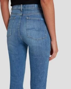 7 For All Mankind Slim Illusion High Waist Slim Kick In Within -7 For All Mankind Shop 7U500C12 WTI 5