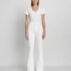 7 For All Mankind No Filter Ultra High Rise Skinny Flare In Clean White 2 7 For All Mankind No Filter Ultra High Rise Skinny Flare In Clean White -7 For All Mankind Shop 7U525569 BW6 1