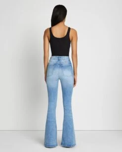 7 For All Mankind No Filter Ultra High Rise Skinny Flare In Merton -7 For All Mankind Shop 7U525650 ME3 4