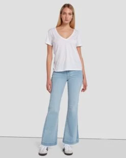 7 For All Mankind Tailorless Dojo In Mirage -7 For All Mankind Shop 7U529C46 MGE 1