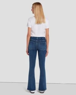 7 For All Mankind Tailorless No Filter UHR Skinny Boot In Blue Star -7 For All Mankind Shop 7U633550 BST 4