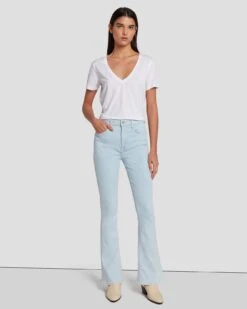 7 For All Mankind Tailorless No Filter UHR Skinny Bootcut In Peretti -7 For All Mankind Shop 7U633650 PER 6