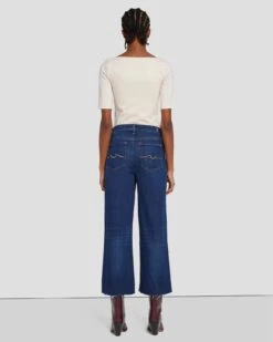 7 For All Mankind Cropped Alexa In Dian -7 For All Mankind Shop 7U641005 IA1 4