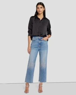 7 For All Mankind Logan Embellished Stovepipe In Ode To -7 For All Mankind Shop 7U644922 OD2 6