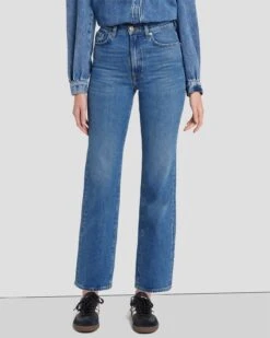 7 For All Mankind MANKIND Logan Stovepipe In Explorer -7 For All Mankind Shop 7U644C65 EPR 2