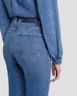 7 For All Mankind MANKIND Logan Stovepipe In Explorer -7 For All Mankind Shop 7U644C65 EPR 5