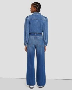 7 For All Mankind MANKIND Kate Modern Straight In Slate 11 7 For All Mankind MANKIND Kate Modern Straight In Slate -7 For All Mankind Shop 7U650555 SLA 4