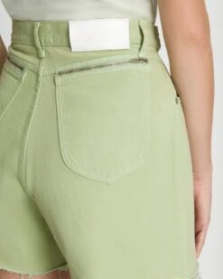 7 For All Mankind Ruby Easy Short In Sea Foam -7 For All Mankind Shop 7U745295 SFM 3