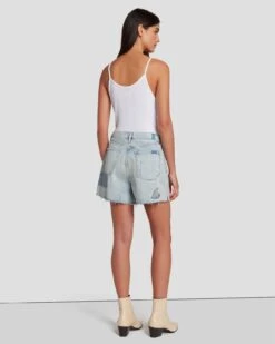 7 For All Mankind Easy Ruby Short In Iris Patchwork 11 7 For All Mankind Easy Ruby Short In Iris Patchwork -7 For All Mankind Shop 7U748555 IP2 4
