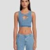 7 For All Mankind 7FAM X ADR Cropped Top In Vibe -7 For All Mankind Shop 7U760120 VBE 1