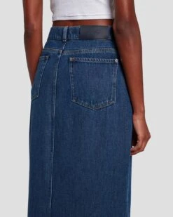 7 For All Mankind Denim Midi Skirt In Bluenote 10 7 For All Mankind Denim Midi Skirt In Bluenote -7 For All Mankind Shop 7U835C86 BN3 3