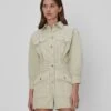 7 For All Mankind Surplus Romper In Olive -7 For All Mankind Shop 7U861795 SFO 01