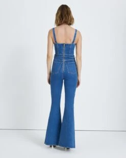 7 For All Mankind Beauty Denim Mega Flare Jumpsuit In Diana 9 7 For All Mankind Beauty Denim Mega Flare Jumpsuit In Diana -7 For All Mankind Shop 7U887478 DID 4