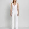 7 For All Mankind Front Zip Flare Jumpsuit In Brilliant White 2 7 For All Mankind Front Zip Flare Jumpsuit In Brilliant White -7 For All Mankind Shop 7U892672 BW4 1