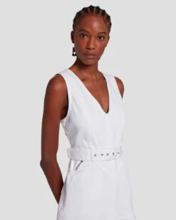 7 For All Mankind Pocket Dress In Brilliant White 10 7 For All Mankind Pocket Dress In Brilliant White -7 For All Mankind Shop 7U897672 BW4 3