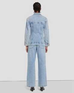 7 For All Mankind MANKIND Tailored Trucker Jacket In Ode To -7 For All Mankind Shop 7U945C10 OD2 4