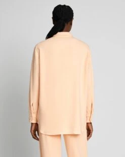 7 For All Mankind Denim Lustre Classic Button Up Shirt In Prairie Sunset -7 For All Mankind Shop 7U952661 PS4 4