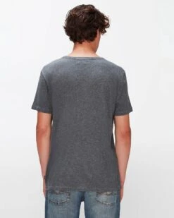 7 For All Mankind Featherweight Cotton Tee In Heather Grey 9 7 For All Mankind Featherweight Cotton Tee In Heather Grey -7 For All Mankind Shop 7b4e0ff6e9139b2f4e004294646fd305