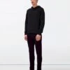7 For All Mankind Slimmy Tapered Corduroy In Black