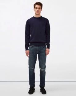 7 For All Mankind Cashmere Crew In Navy -7 For All Mankind Shop 7f0c759cd58d1331473acd843c61592b