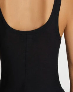 7 For All Mankind Basic Scoop Tank In Jet Set -7 For All Mankind Shop 7n308c43 jet 3 edit