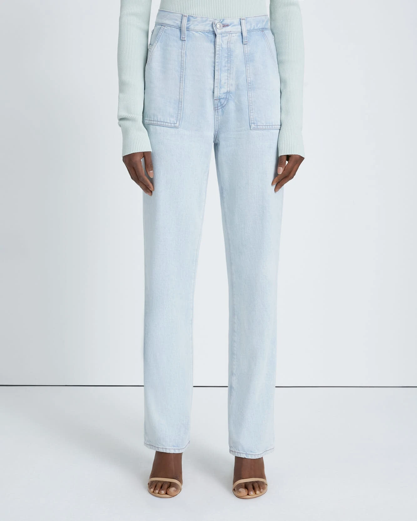 7 For All Mankind Denim Lustre Easy Straight In Isadora 4 7 For All Mankind Denim Lustre Easy Straight In Isadora - Image 2