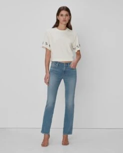 7 For All Mankind Slim Illusion Kimmie Straight In Delphi
