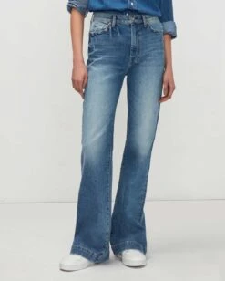 7 For All Mankind Beauty Denim Ultra High Rise Dojo In Fig Leaf -7 For All Mankind Shop 8aeb2a59a7f382eb0abda15665317098