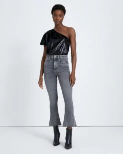 7 For All Mankind Luxe Vintage Ultra High Rise Skinny Kick In Ultimate