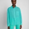 7 For All Mankind Classic Button Up Shirt In Atlantis