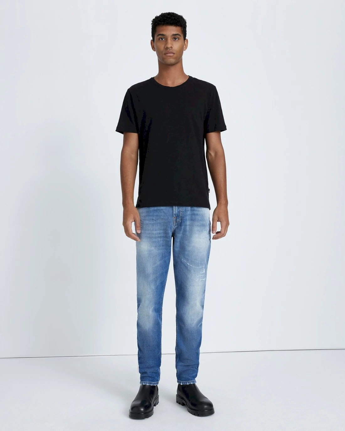 7 For All Mankind American Vintage Adrien In Handpicked Blue 3 7 For All Mankind American Vintage Adrien In Handpicked Blue