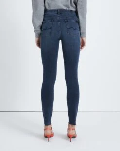 7 For All Mankind Slim Illusion High Waist Ankle Skinny In Alleyway -7 For All Mankind Shop 9840fefbf78b8ce2819e56bd73017394