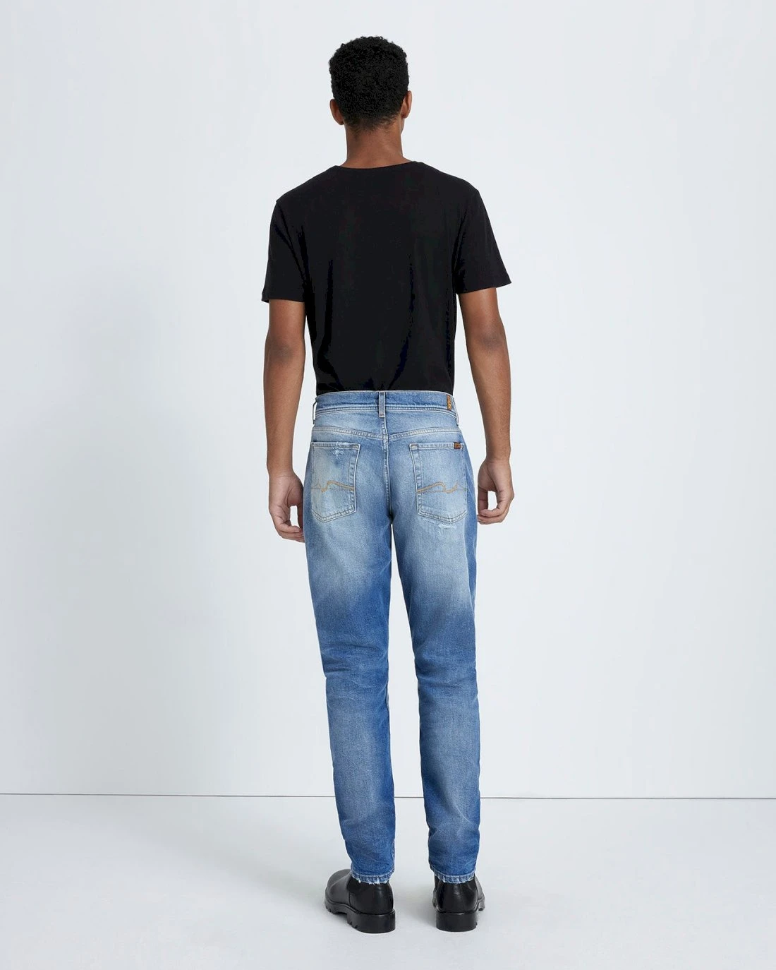 7 For All Mankind American Vintage Adrien In Handpicked Blue 6 7 For All Mankind American Vintage Adrien In Handpicked Blue - Image 4