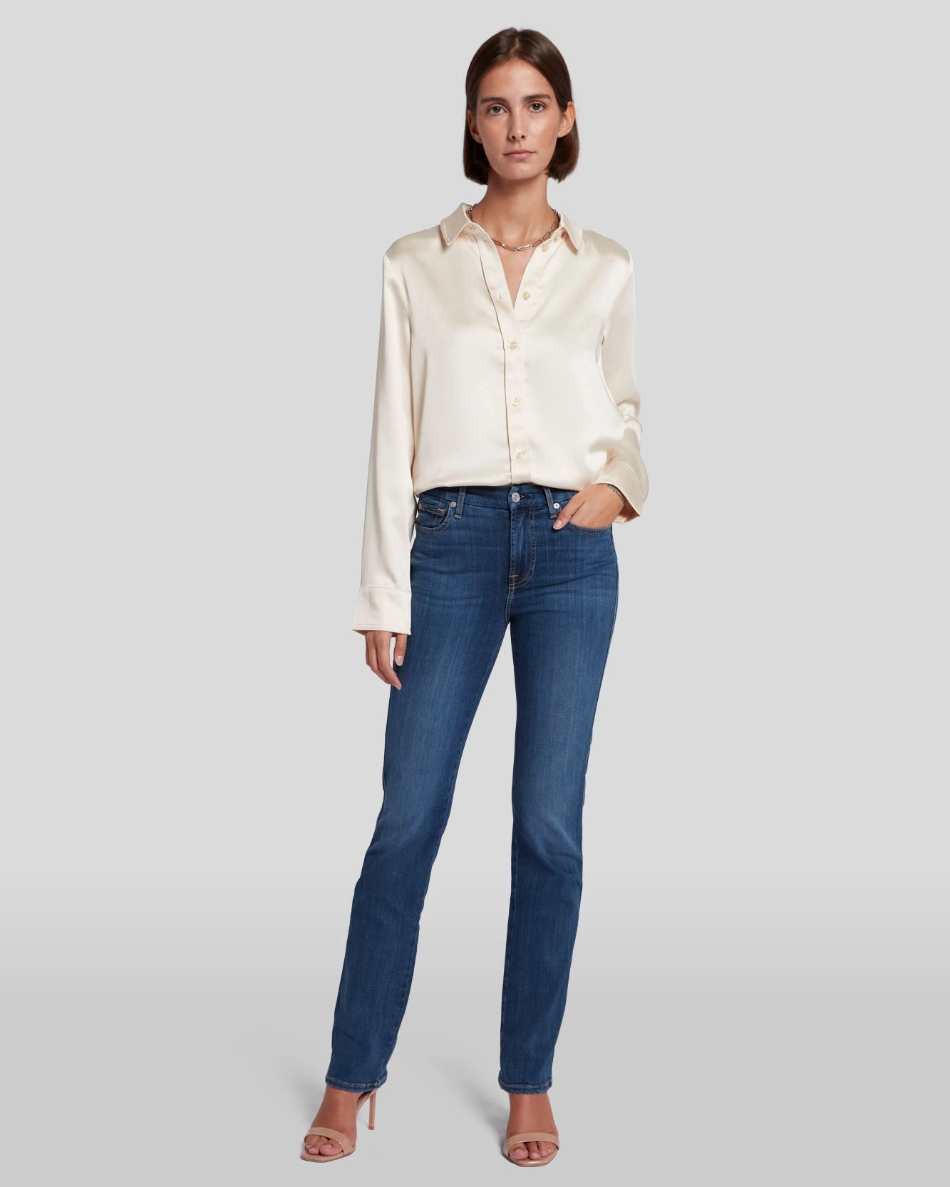 7 For All Mankind Slim Illusion Kimmie Straight In Luxe Love Story 3 7 For All Mankind Slim Illusion Kimmie Straight In Luxe Love Story