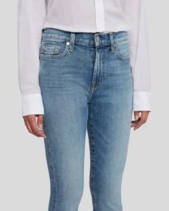 7 For All Mankind Mid Rise Ankle Skinny In Sloane Vintage -7 For All Mankind Shop AU8097594A SLVT 3