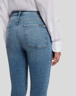 7 For All Mankind Mid Rise Ankle Skinny In Sloane Vintage -7 For All Mankind Shop AU8097594A SLVT 5
