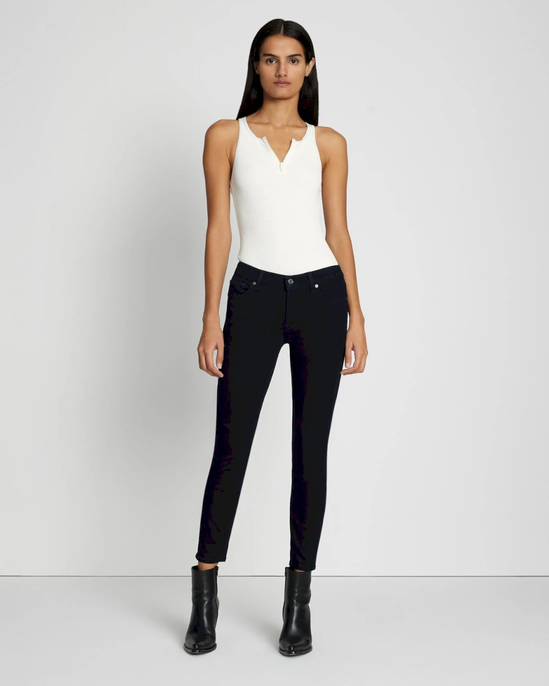 7 For All Mankind B(air) High Waist Ankle Skinny In Majesty 3 7 For All Mankind B(air) High Waist Ankle Skinny In Majesty