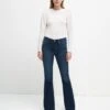 7 For All Mankind B(Air) Denim High Waist Ali In Authentic Fate